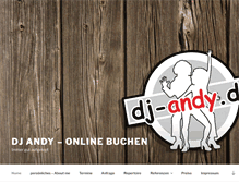 Tablet Screenshot of dj-andy.de