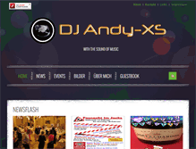 Tablet Screenshot of dj-andy.ch